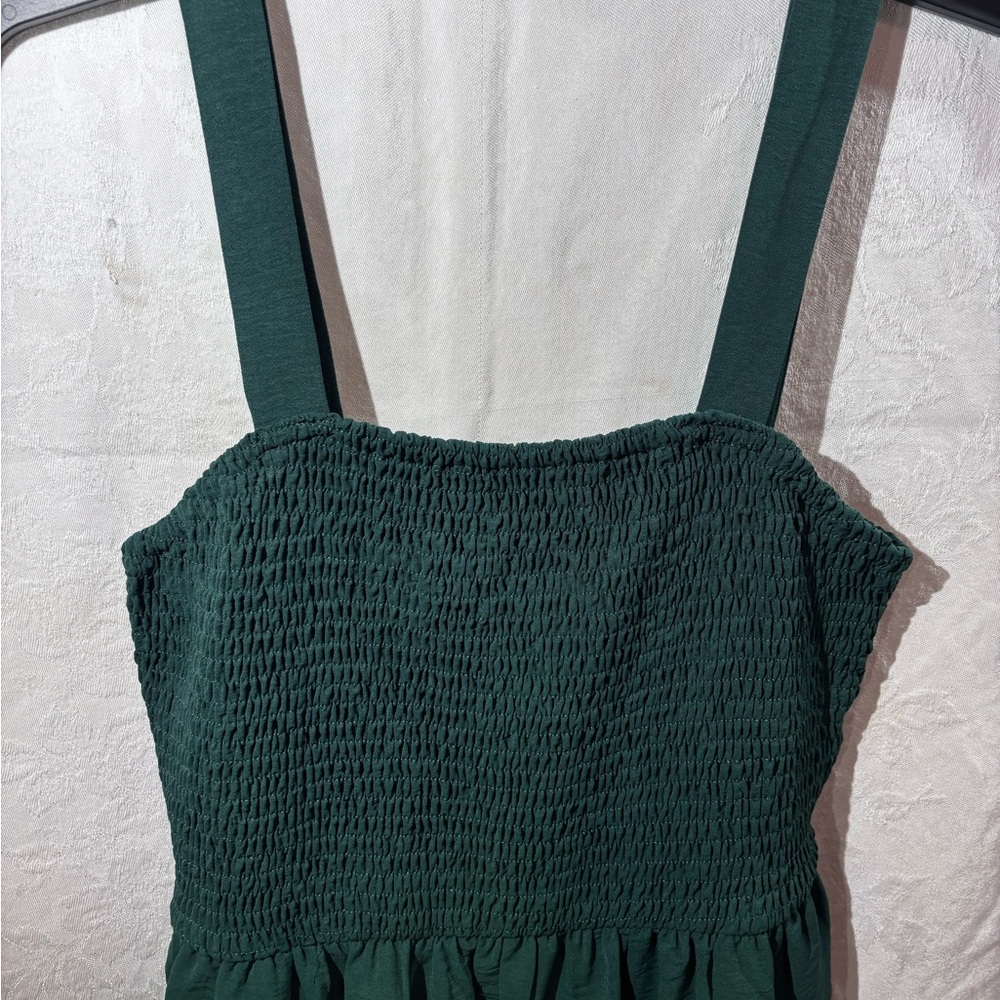 Women’s free short romper Summer sz L smocked coquette - Picture 3 of 8
